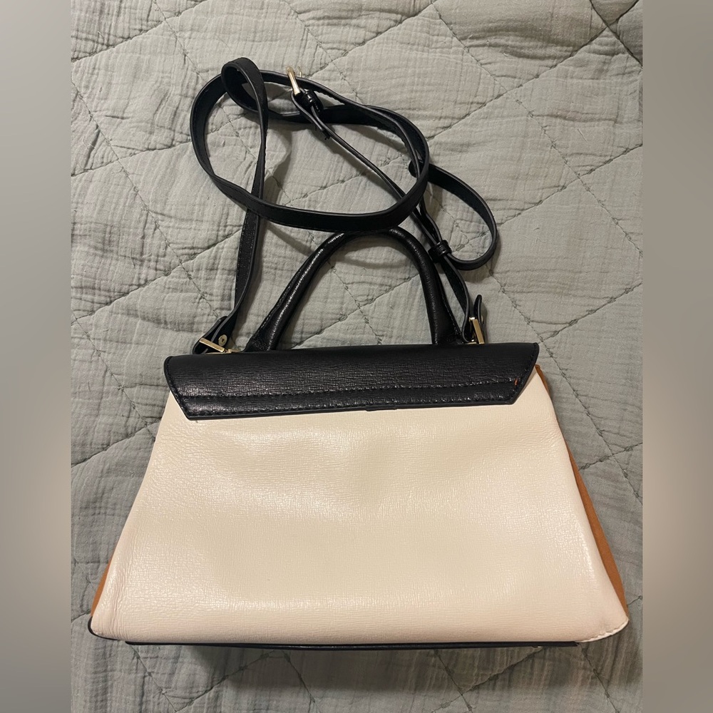 Antonio Melani Handbag- Black, White & Brown - Picture 2 of 8